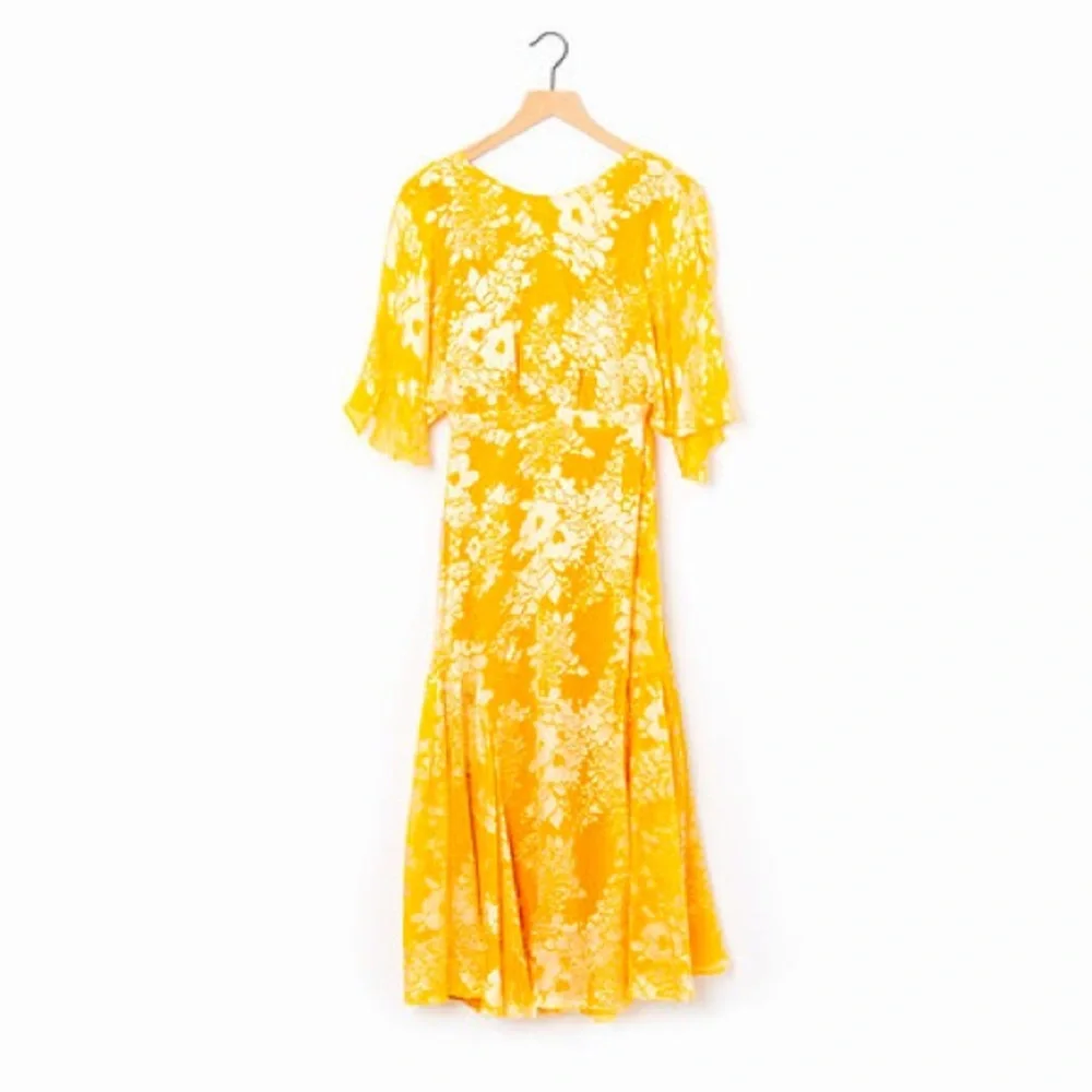 Warm NY Florence dress size small size 1 100% silk - Picture 1 of 7